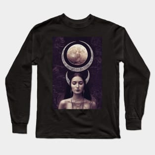 Selûne Our Lady of Silver Long Sleeve T-Shirt